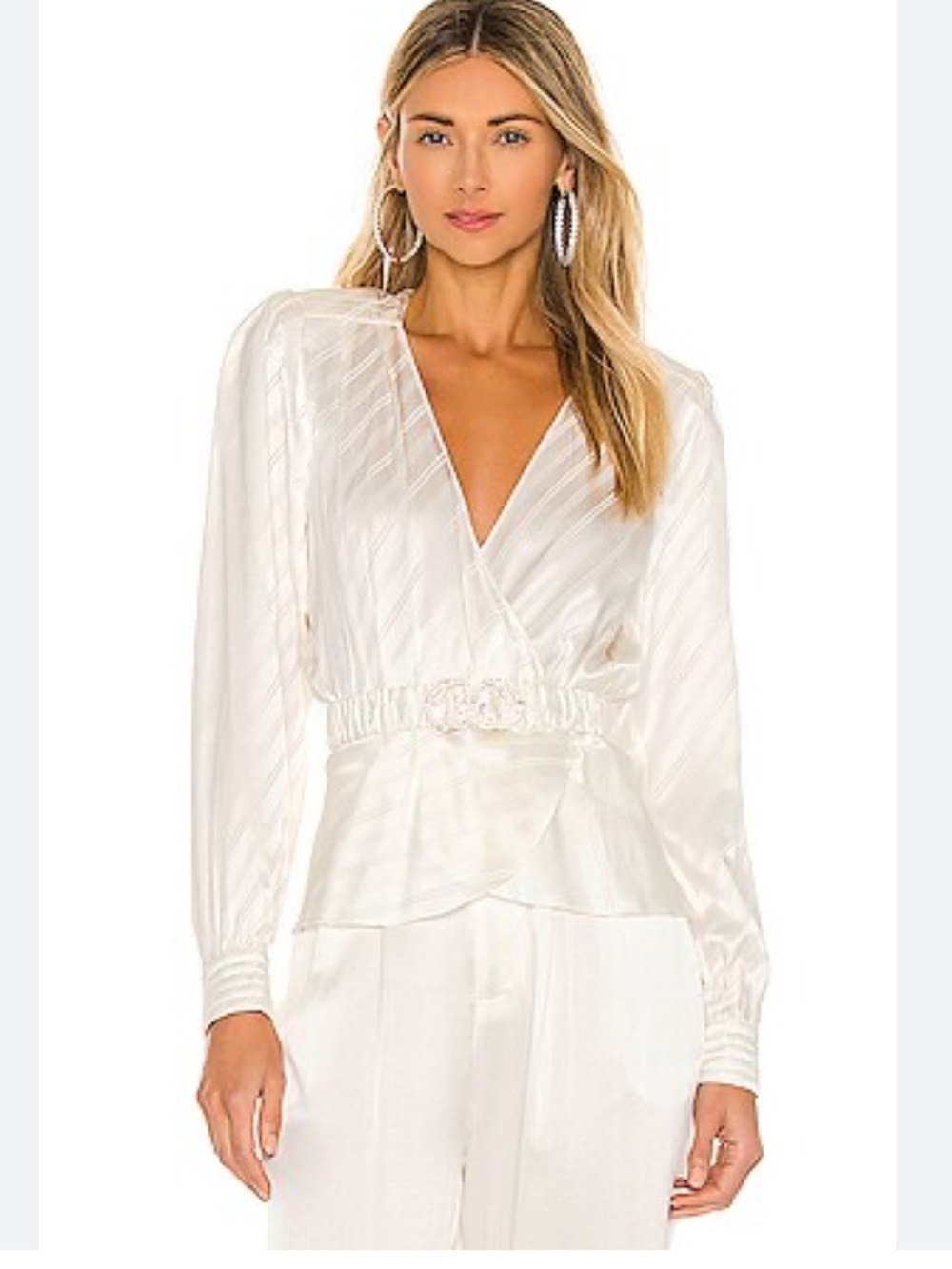 Ronny Kobo Lorrie Belted Top